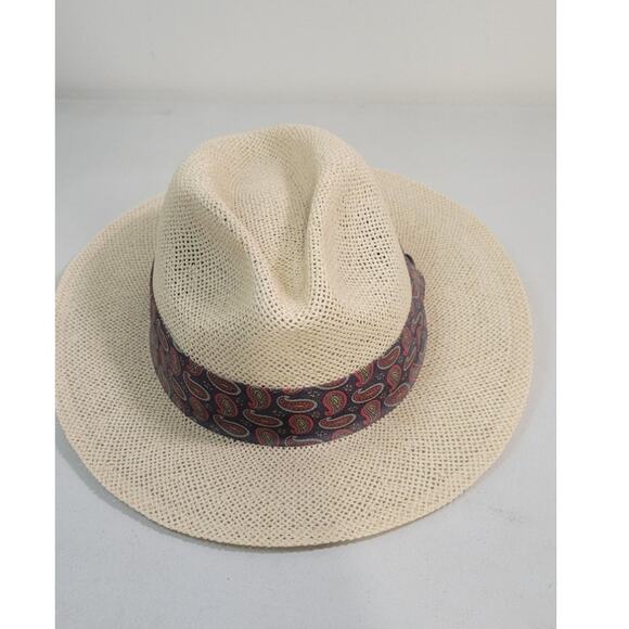 Imperial Headwear Accessories - Imperial Headwear Denver Colorado Panama Hat Large/X-Large Wide Brim Paisley Hat